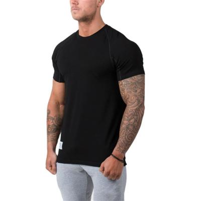 China Anti-pilling Men White T-shirt With Logo Customize High Quality Street Style O-neck Oversized Gym T-shirts Slim Fit T-shirts Sport T-shirt for sale