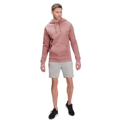 China 95%Cotton 5%Spandex Mens Anti-Wrinkle Boy Plain Pullover Gym Custom Men's Pink Logo Printed Sweat Hoodies and Sweatshirts Hoodies for sale