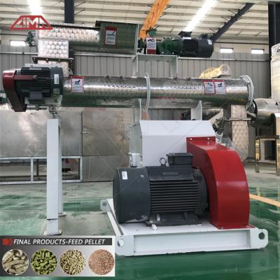 China Medium automatic feed pellet machine 2-6T/H Henan LIMA MACHINES Farm sheep duck chicken feed pellet machine with Siemens engine for sale