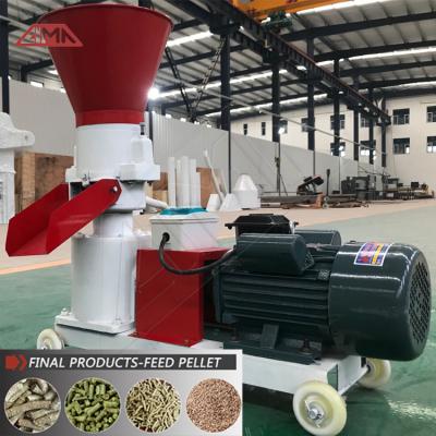 중국 wood pellet making machine flat die type mini wood pellet mill uses manual biomass pellet press machine for sale 판매용