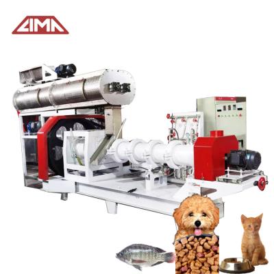 中国 Fish Animal Feed Extruder Pet Food Processing Machinery Floating Fish Food Catfish Feed Pellet Making Mill Factory Dog Food Extruder So 販売のため