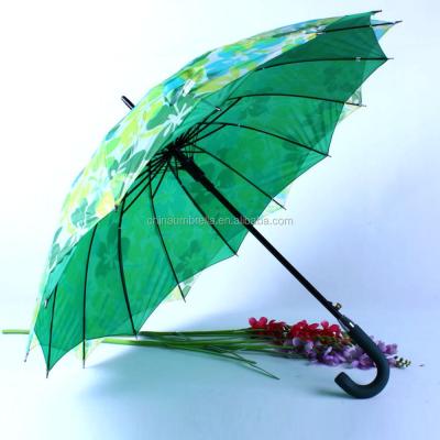 China Strong Polyester Double Layer Umbrella 16k Umbrella Frame Umbrella for sale