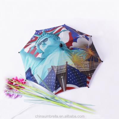 China Polyester Fashion New Design Customized Full Printing Hat Mini Umbrella For Farmer for sale