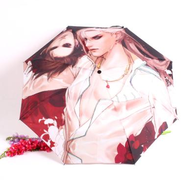 China 2020 store promotional cheap sun folding logo printed umbrella hot wholesale for sale