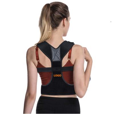 China Lumbar Back Braces Adjustable Breathable Clavicle Support Effective Upper Back Brace Straightener for sale