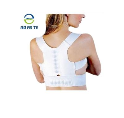 China Correct Posture For Youth And Adult Express In Spanish Hot Selling Adjustable Back Support Strap Pose Magnetic Custom Back Corrector Support for sale