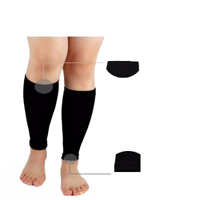 China Reflective Safe Knee Anti-Skid Nylon Shin Guard /Sleeve Antibacterial Night Sports Compression Leg for sale