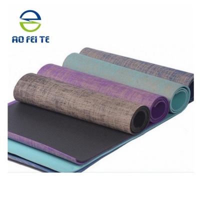 China High Resilience Tape Gym Pilates Cushion Non-Slip Odorless Folding Plank Blanket Yoga Mat for sale