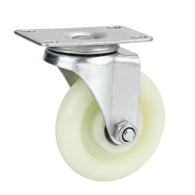 China 3 inch to 5inch light duty small nylon shopping cat fixed caster wheel for sofa for sale