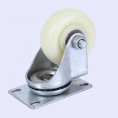 China Factory Wholesale Furniture Industry White nylon caster wheels for sale