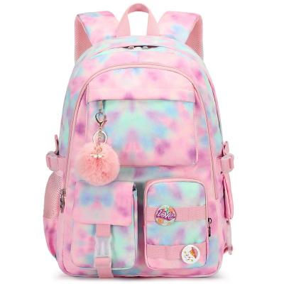 China With USB New Arrival Largest College Student Polyester Backpack High School Bag Campus Style Backpacks For Girls Women for sale