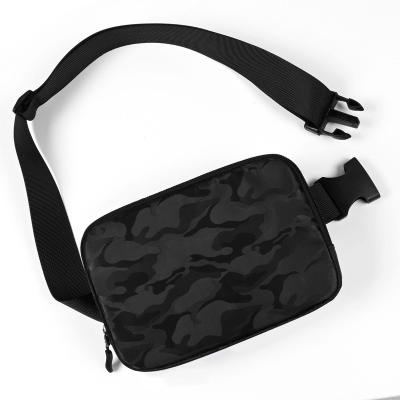 China New Color Women Water Proof Chest Bag Sports Running Shoulder Bag For Men Nylon Camouflage Hold Belt Bag Pussy Pack Custom Lulu All Over for sale