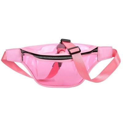 China Holographic Laser Fanny Pack PVC Bum Bag Fashion Reflective Transparent Wholesale Multicolor Clear Waist Bag Water Proof For Women for sale