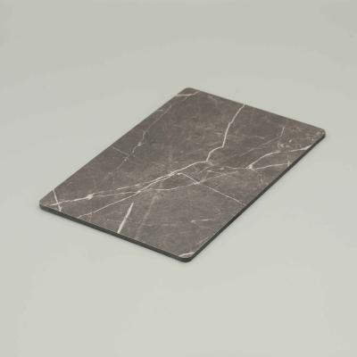 China Scratch Resistant Grey Acp Sheet Marble Design Aluminium Panel Board 1.5mm To 8mm for sale