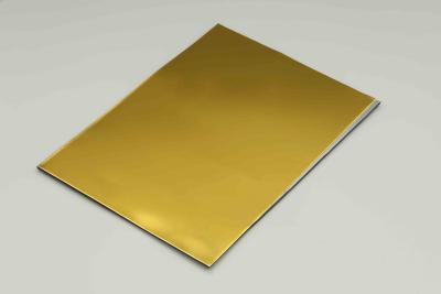 China PE Coat Mirror Aluminum Composite Panel 2440mm 3050mm Aluminium Composite Plate for sale