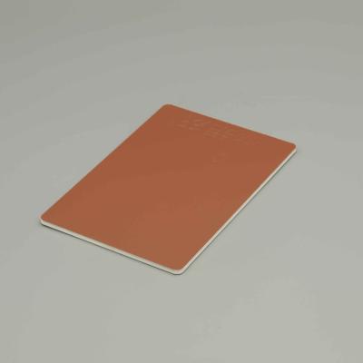 China Brown Fireproof ACP Grade Aluminum Panel 3-7mm Acp Brushed Aluminum Composite Panel for sale