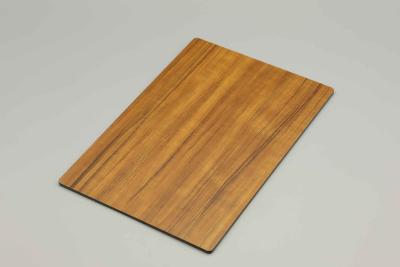 China Teak Aluminum Alloy Wood Finish Acp Sheets 0.3CM Aluminium Pvdf Coating for sale