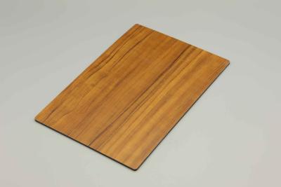 China Impact Resistant 4mm Wooden Aluminum Composite Panel Sound Insulation Acp Sheet Composition for sale