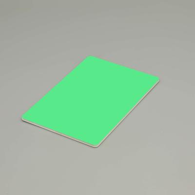 China Light Green Acp Sheet Fireproof Aluminum Panel Fire Resistant Composite Panels for sale