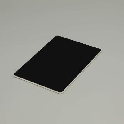 China Black B1 Fireproof Aluminum Composite Panel 3mm - 7mm Fire Resistant Acp for sale