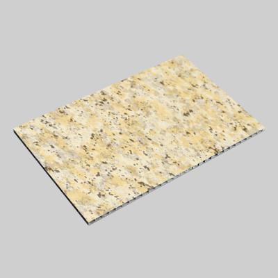 China Yellow Aluminum Honeycomb Core Panel 244cm Granite Aluminum Honeycomb Panels 4x8 for sale