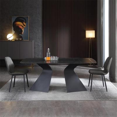 China Wholesale Customizable Adjustable Style Rectangular Marble Dining Table (The Other) for sale