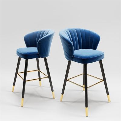 China Modern Lightweight Luxury Tall Bar Chair for sale