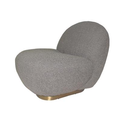 China Revolving soft and comfortable velvet chair in living room for sale