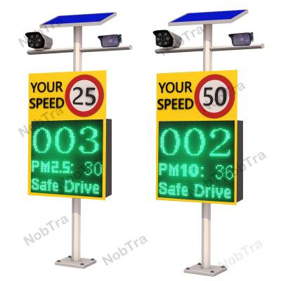 China High Sensitivity Radar Detection Road Safety Led Radar Sign Speed With Digital Display for sale