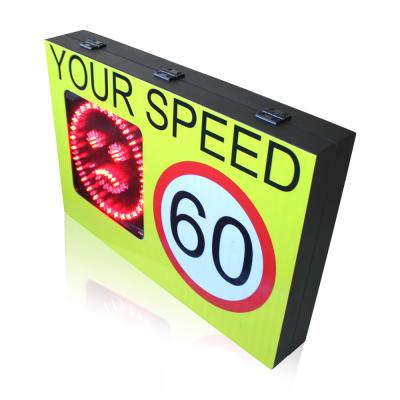 China Road Safety Equipment 2 Digit Solar Traffic Speed Sign For Highway for sale