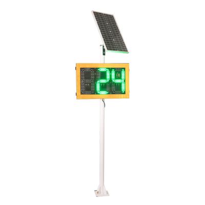 China Three Digit IP54 Waterproof Traffic Sign with 200 Meters Radar Detection for sale