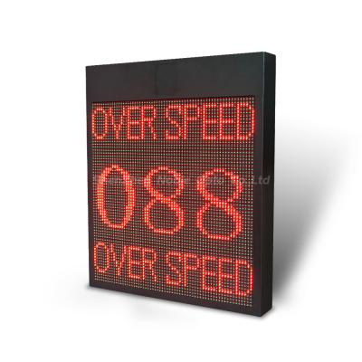 China IP54 Weatherproof Solar Or Battery Powered Speed Aware Radar Speed Display Signs for sale