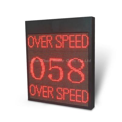 China Compact and Precise Vehicle Speed Display Radar Speed Signs for Speeding Control CE FCC Certified for sale