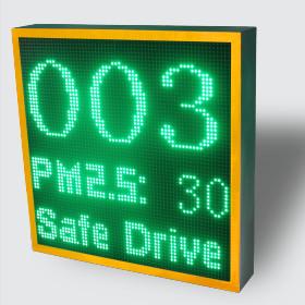 China Up To 500 Meters Visibility Solar Powered Aluminum Alloy Speed Limit Sign for sale