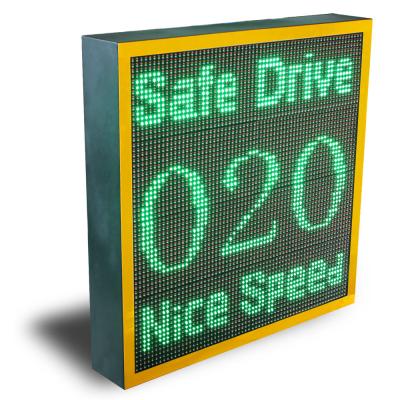 China WIFI Connection LPR Traffic Speed Sign With Safe Drive LED Limited Sign for sale