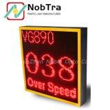 China Integrated Lpr Led Vehicle Speed Display Sign Two Color Ce Certification for sale