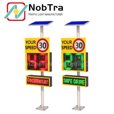 China Wireless & Wired Traffic Safety Radar Speed Sign with Good Material for sale