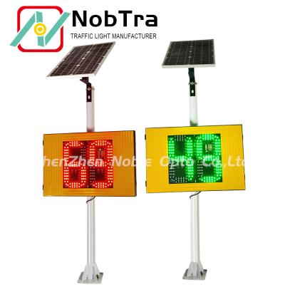 China 200 Meters Detection Distance Solar Powered Radar Speed Display Sign With Lithium Battery for sale