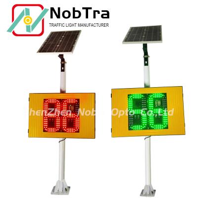 China Solar Powered Led Display Pole Mount Radar Speed Sign For Speed Measurement for sale