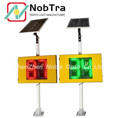 China 500 Meters Visibility Range Solar Radar Traffic Signal with Integrated Radar Technology for sale