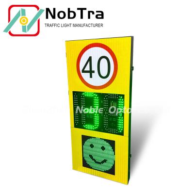 China Aluminum LED Radar Speed Display Signs Notified Visible Distance 300M for sale