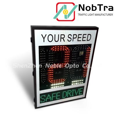 China Red And Amber Weather Resistant Traffic Control Slow Down Speed Limit Signs for sale