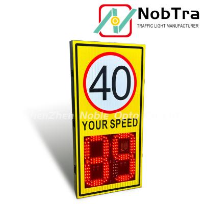 China Upgrade Your Traffic Safety Equipment with Advanced Four Line Display Speed Beacon System NBP10-L4-P for sale