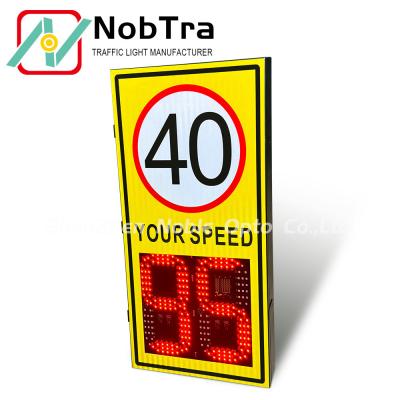 China Effective Speed Limit Enforcement Radar Aware Speed Signs with Detection Range Up To 150 Meters for sale