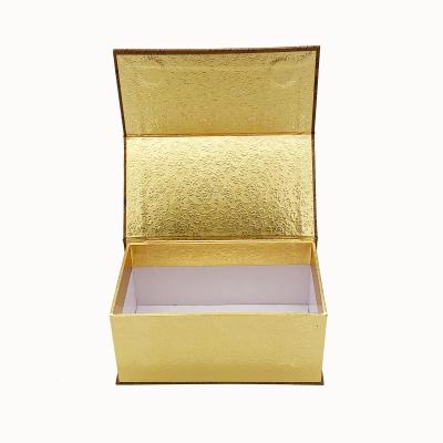 China China Supplier Recyclable Custom Logo Full Gold Color Paper Cardboard Cosmetic Perfume Gift Packaging Box KL-063 for sale