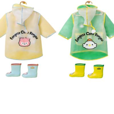 China 100% waterproof/soft/convenient high quality children's raincoat children's raincoat fabric printed children's raincoat for sale