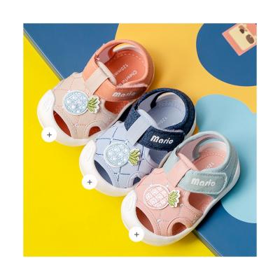 China Good Quality Fashion Children's Sports Shoes Kids Cute Solid Baby Walking Shoes Breathable for sale