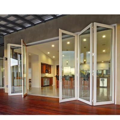 China Aluminum Exterior Glass Doors Aluminum Exterior Glass Doors Prices Sound Insulation Folding Sound Insulation Philippines Folding Home Interior Home Doors for sale