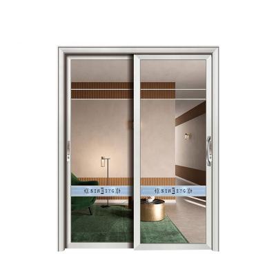 China Sound Insulation Decorated Big Black Heat Break Aluminum Patio Glass Patiodoors Frame Multiple Panel Hurricane Wholesale for sale