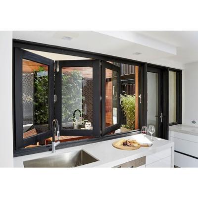 China Vanguard Screen Solutions Philippines Magnetic Security Fold Aluminum Bi-Folding Glass Window And Door Grille Design Aluminum for sale